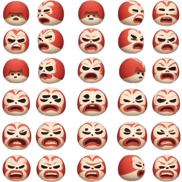 Daruma lover emoji