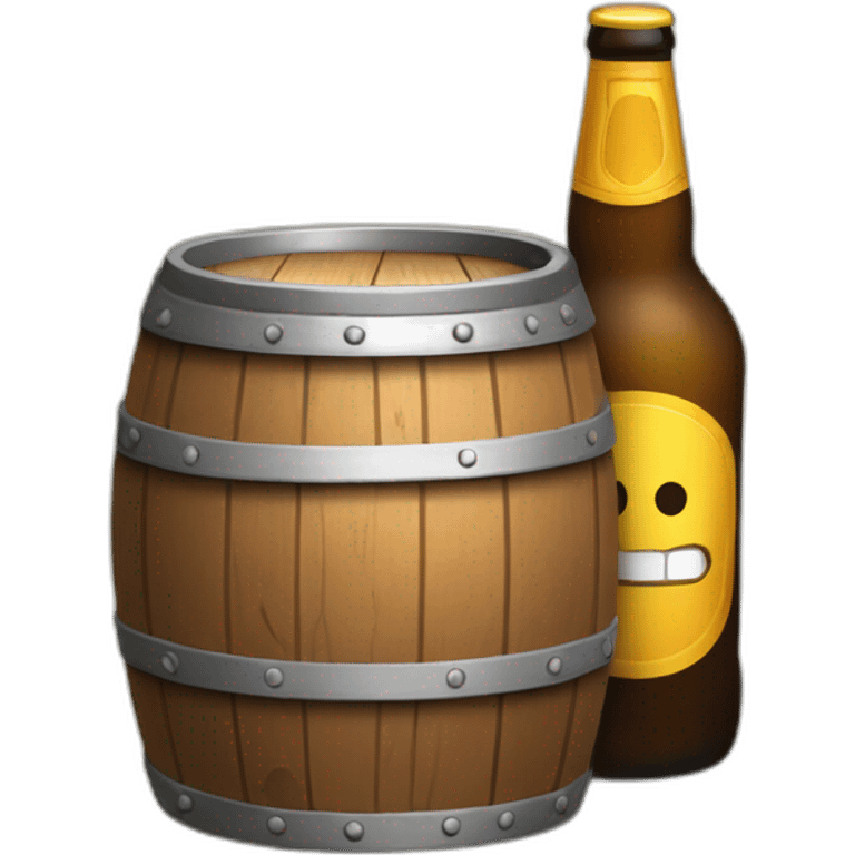 Chat qui bois une bière emoji