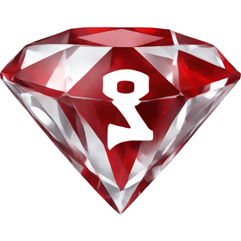 red kappa alpha psi diamond  emoji