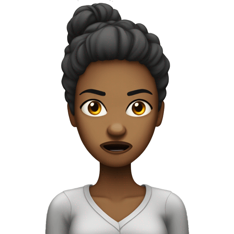 Angry woman named Lekeshia emoji