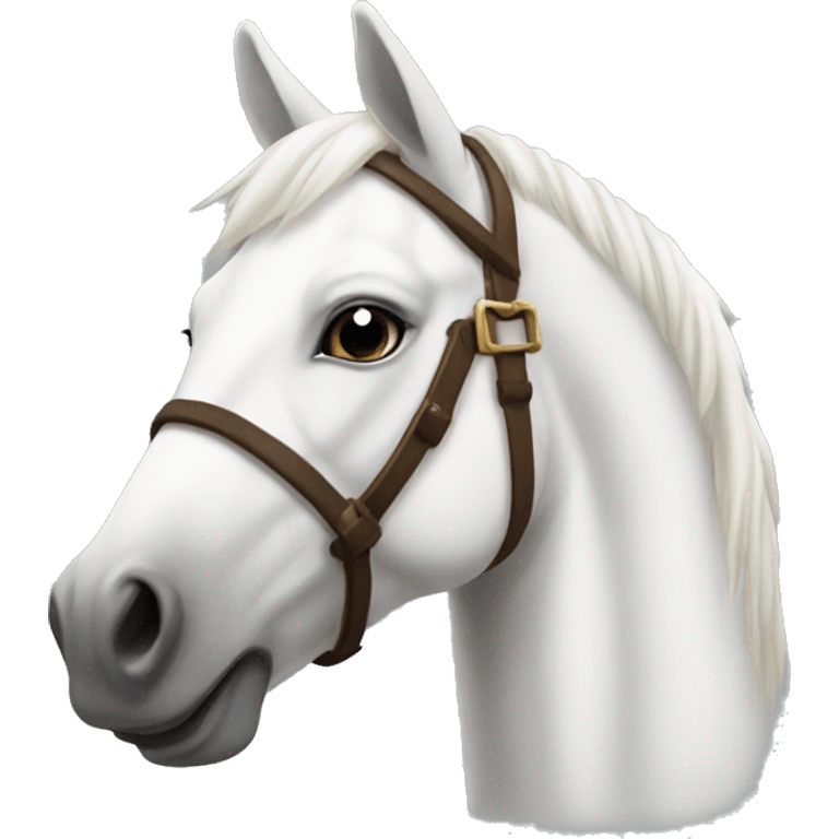 Caballo blanco  emoji