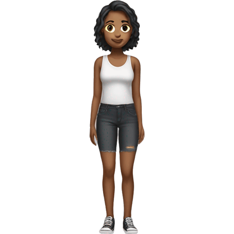 full body front girl emoji