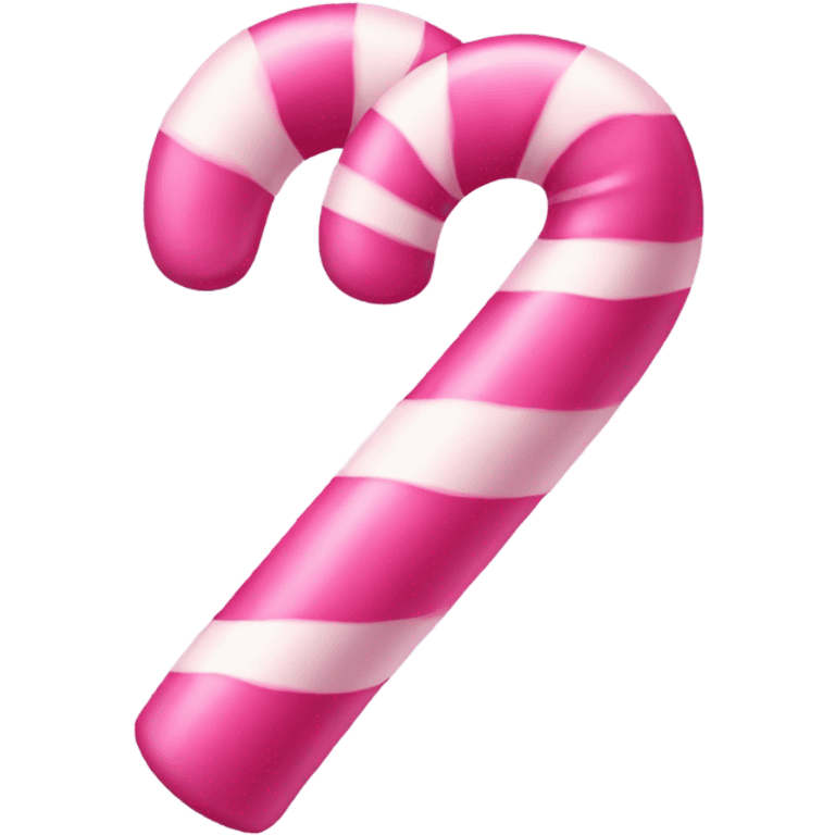 Pink candy cane emoji