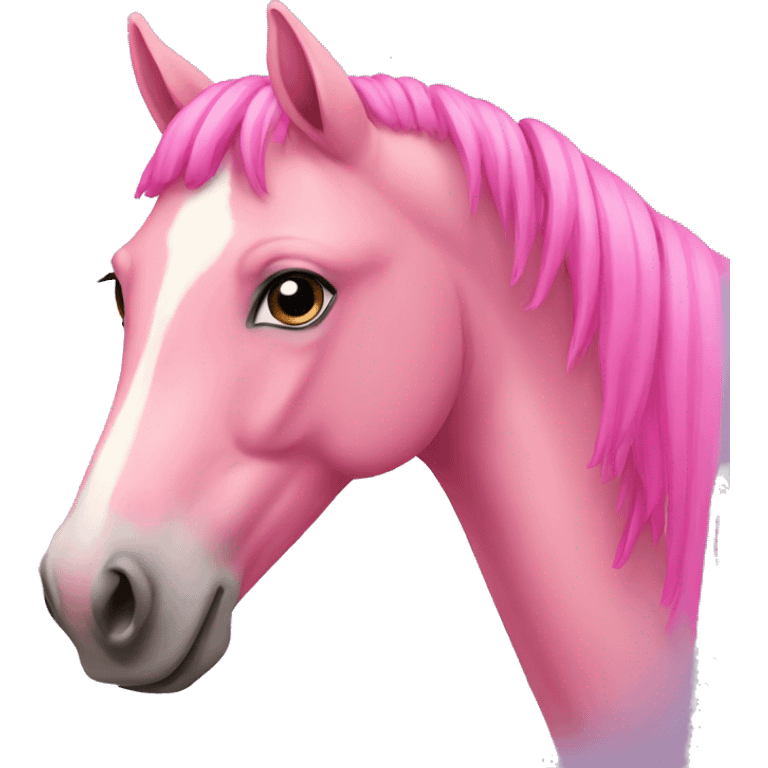 Pink horse emoji