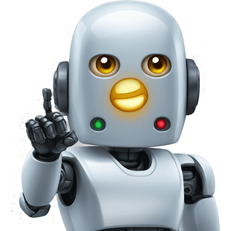 ROBOT INDEX FINGER emoji