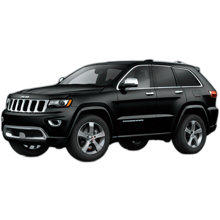 Black Jeep grand cherokee overland emoji