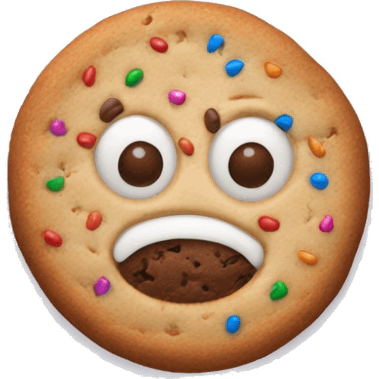 cookie with sprinkles  emoji