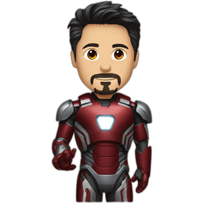 Tony stark in iron suit emoji