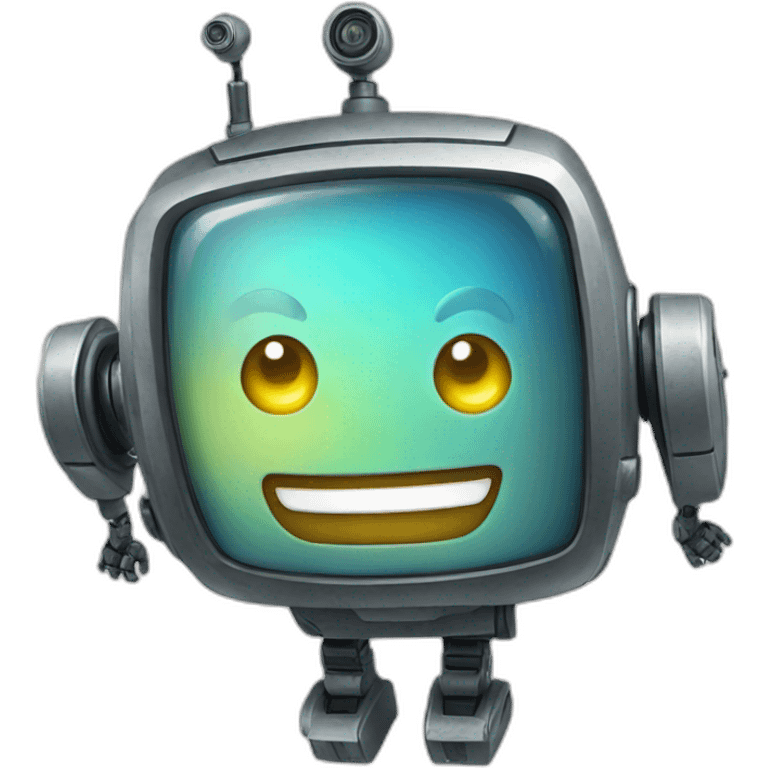 happy robot emoji