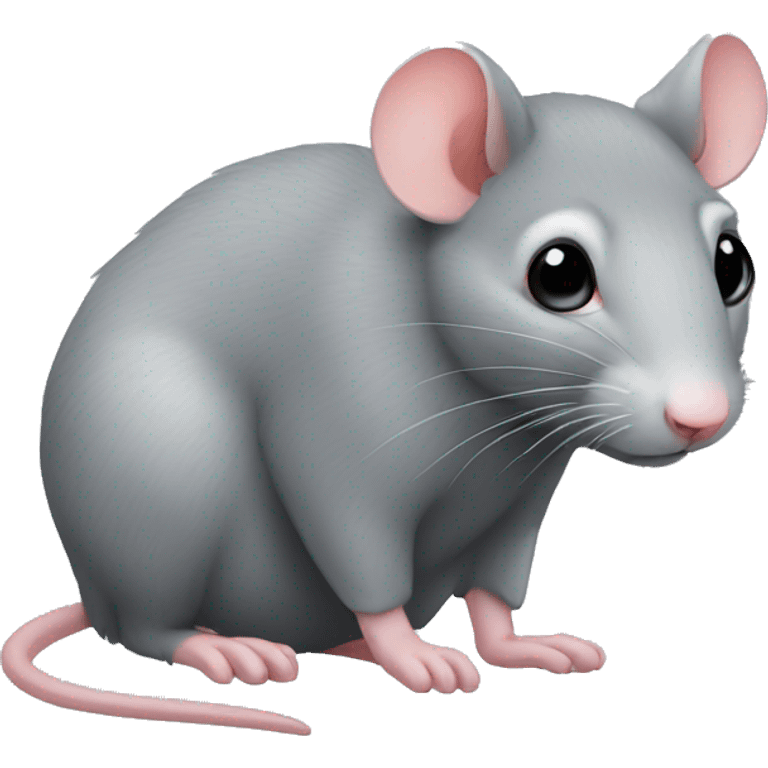 Grey rat emoji