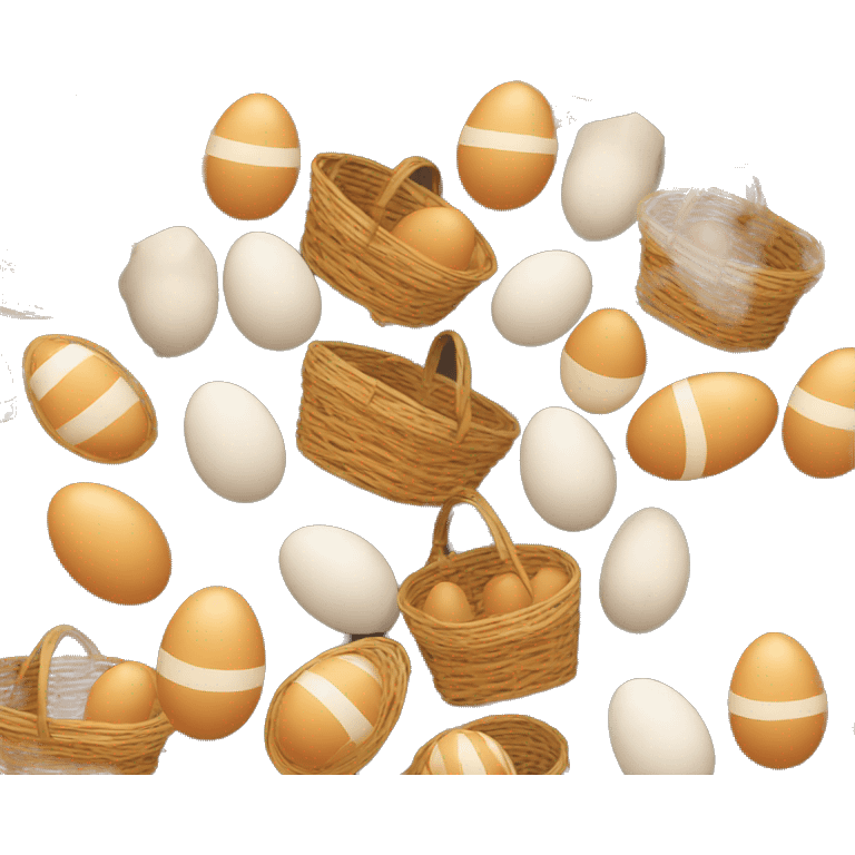 eggs in wicker basket emoji