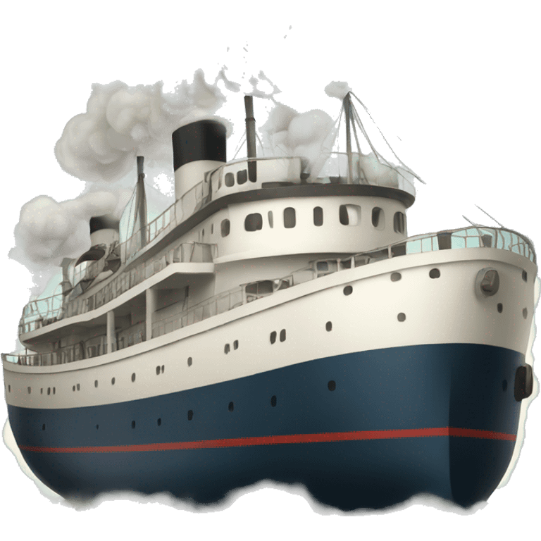 Steamship emoji