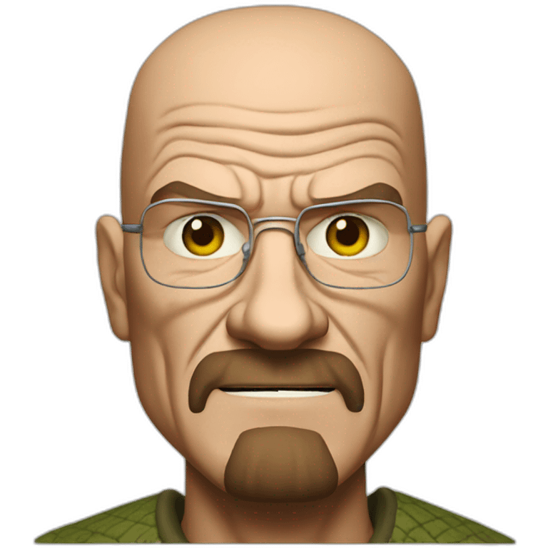 Walter white as Shrek custome emoji