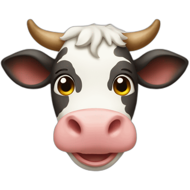 happy cow emoji