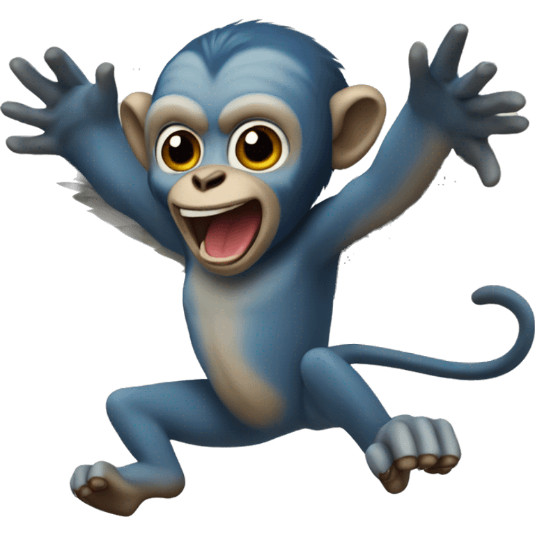 Flying monkey emoji