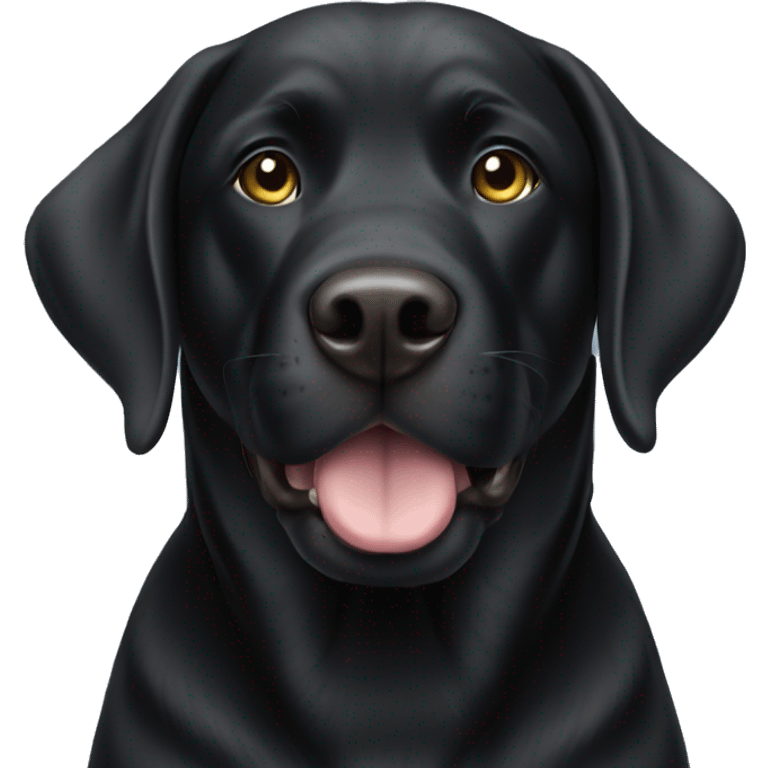 Big black Labrador girl emoji