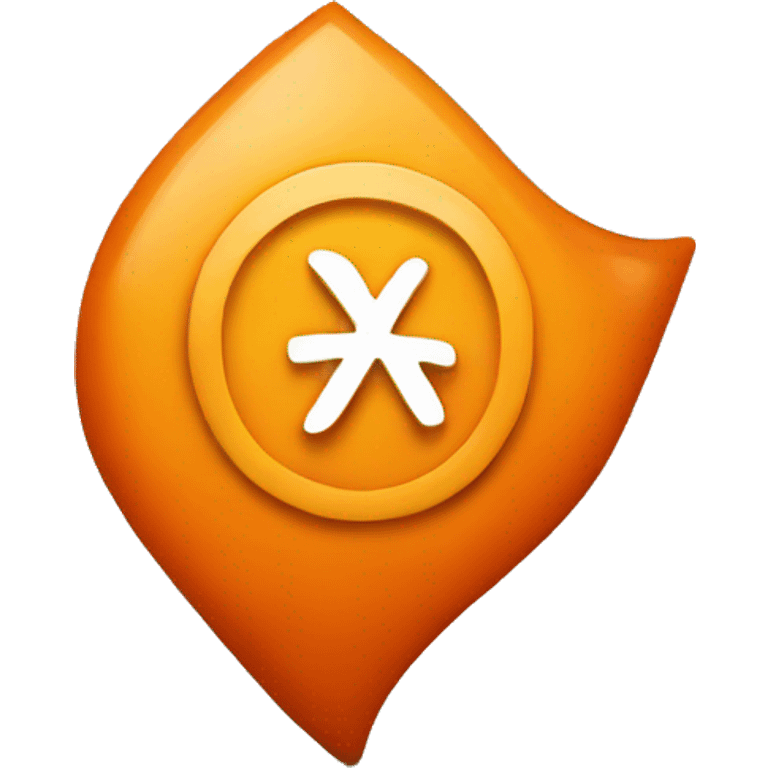 Orange Check Mark Symbol emoji