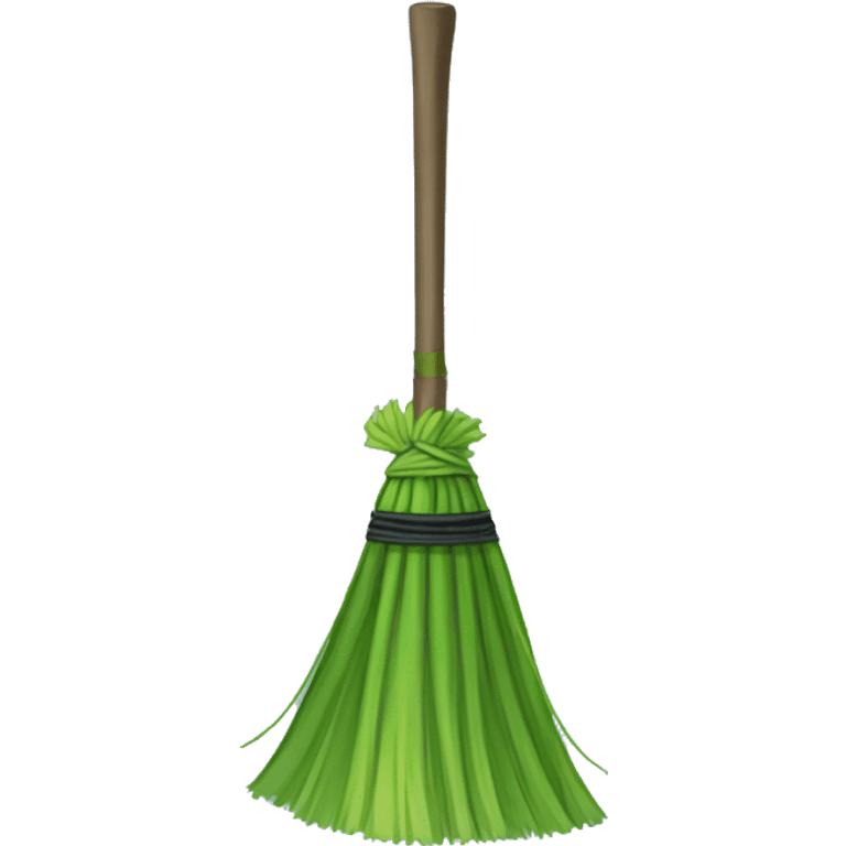 Elphaba broom emoji