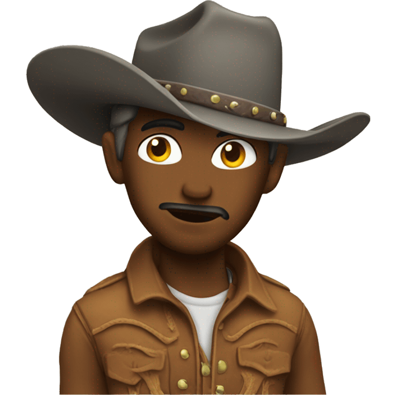 cowboy sighing emoji