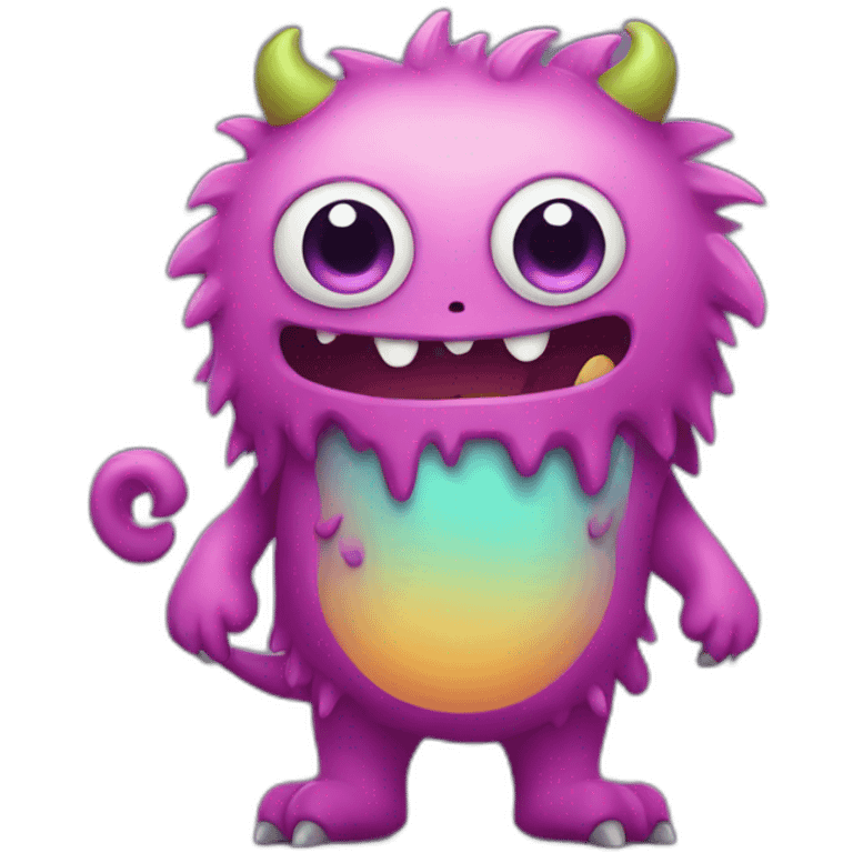 Cute monster emoji