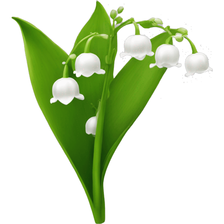 Lily of the valley flower  emoji