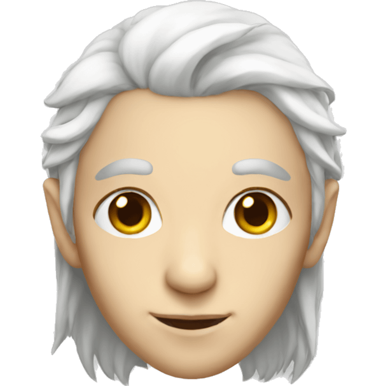 white hair elf emoji