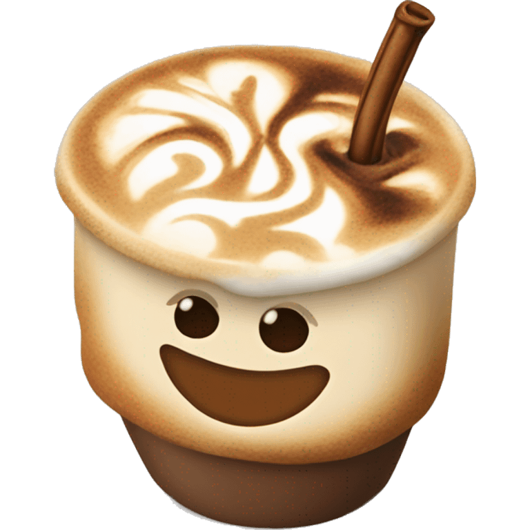 Cofe latte emoji