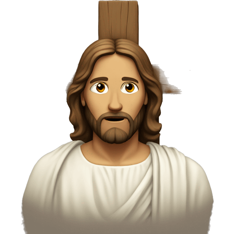 Jesus on cross emoji