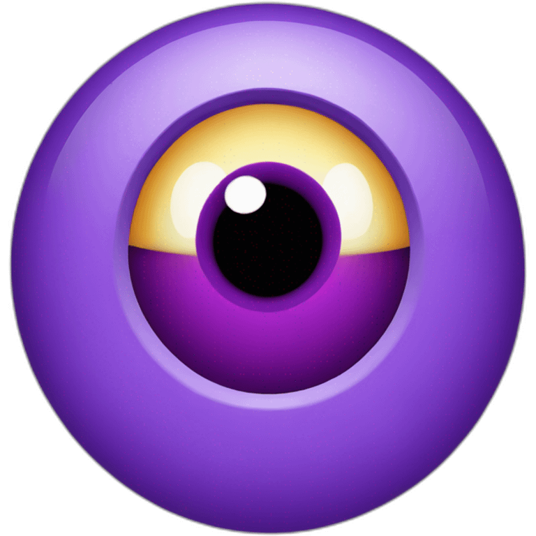 purple eye emoji