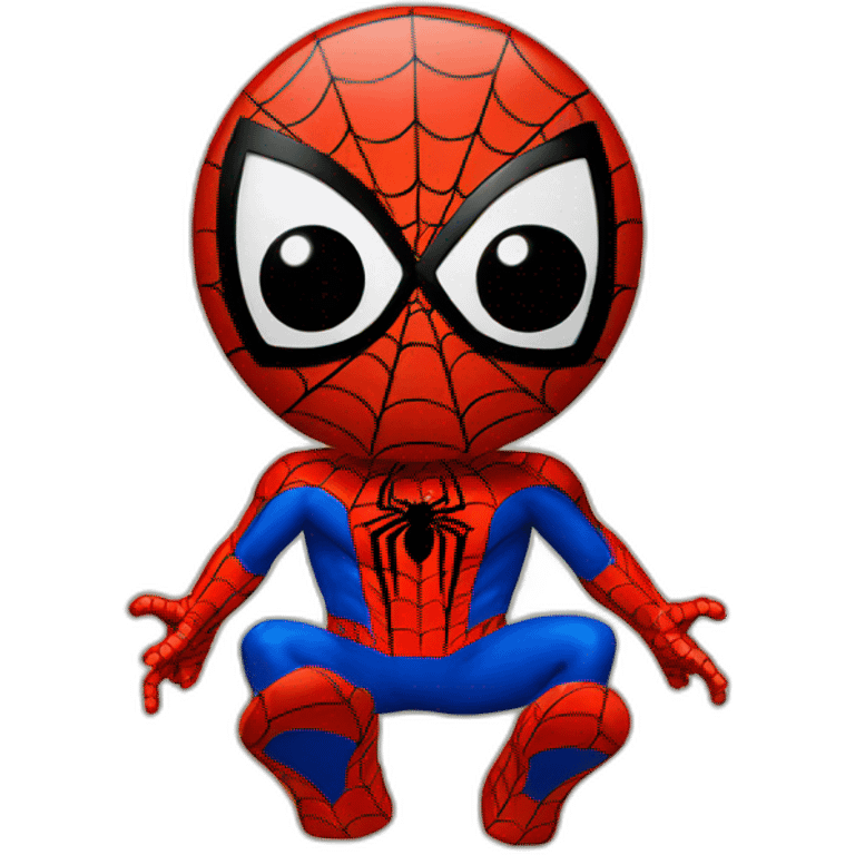 Spiderman clock emoji