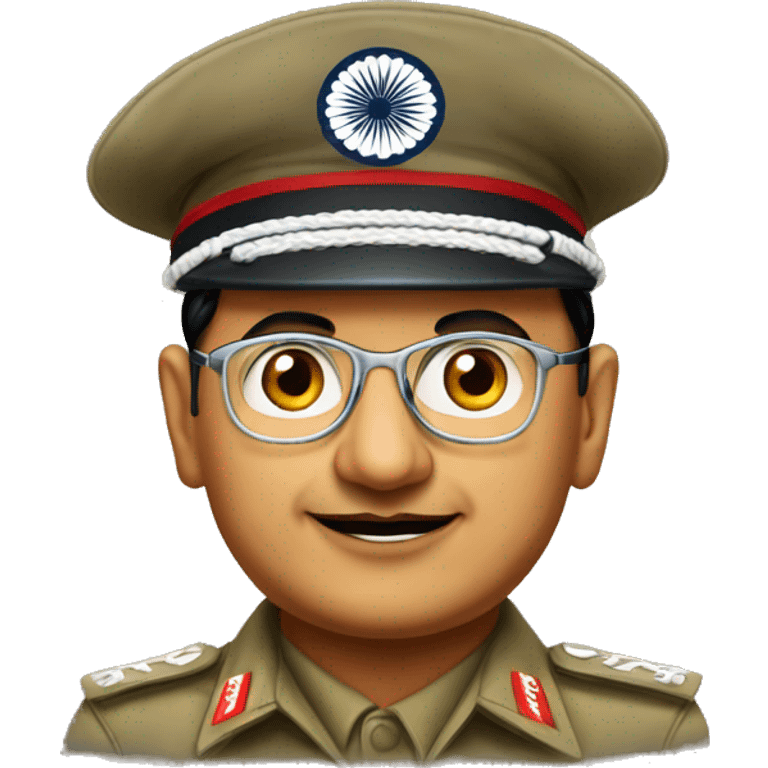 Arvind Kejriwal with Netaji hat emoji