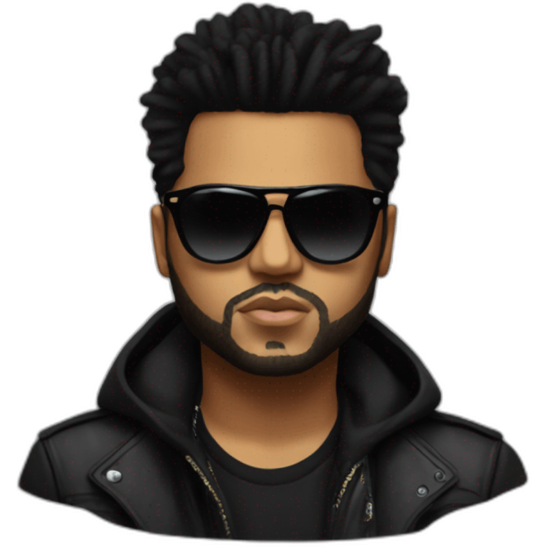 The Weeknd with Sunglasses emoji