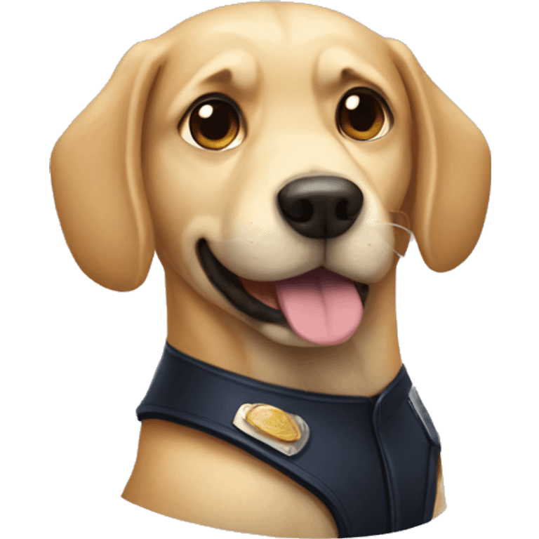 Dog police  emoji