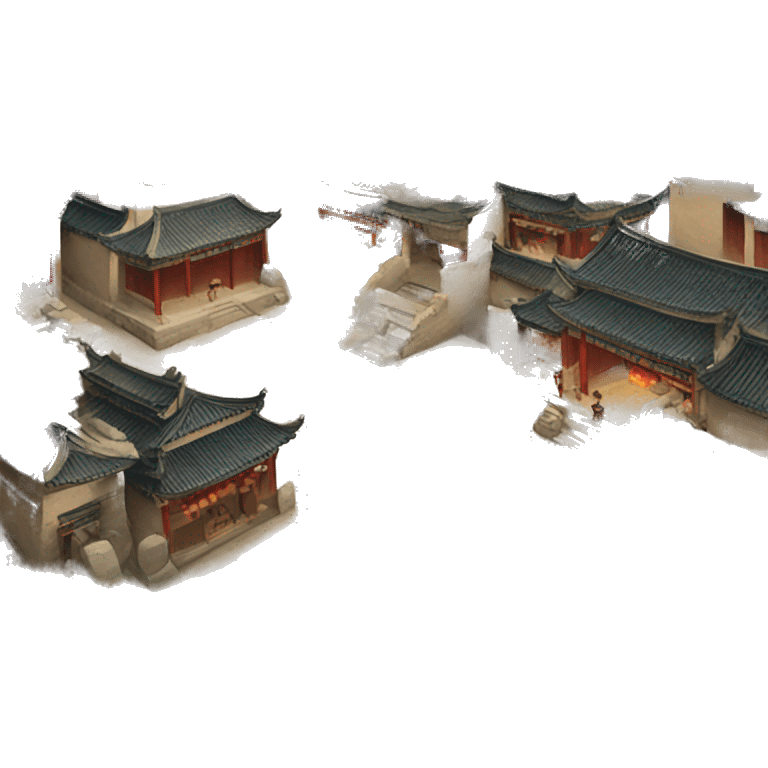  Ancient Chinese town emoji