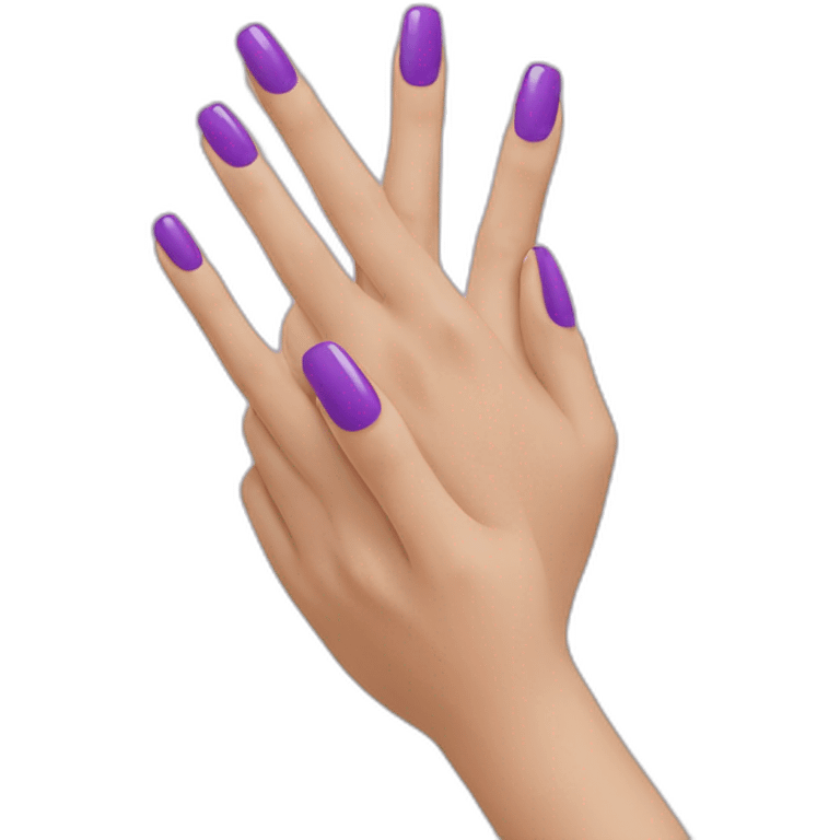 Violete-nails emoji