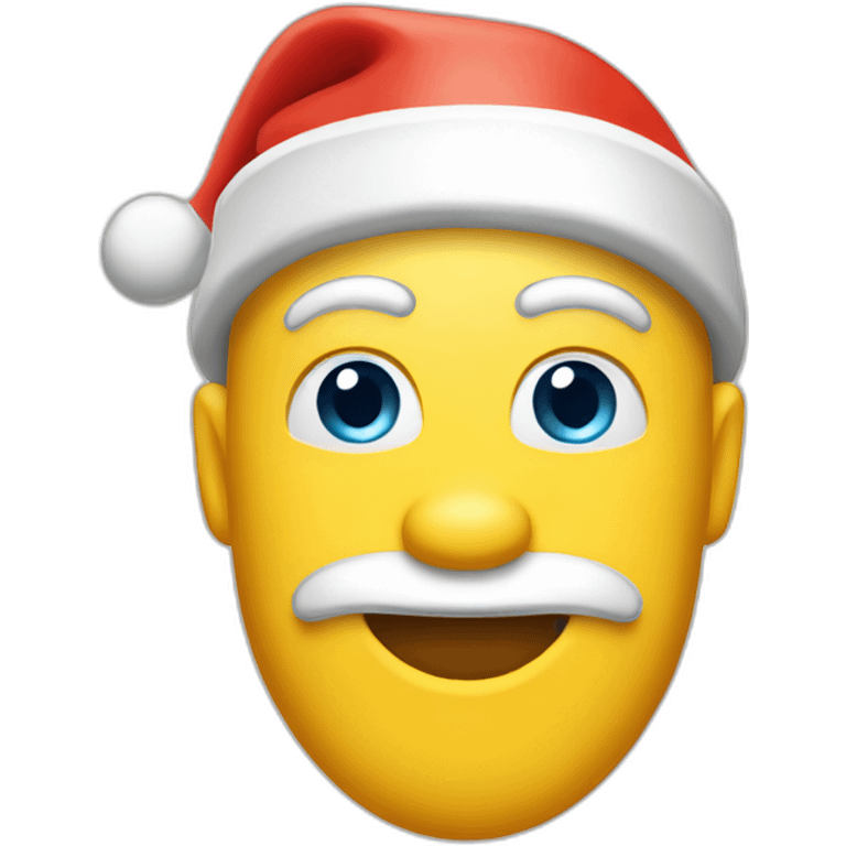 electrician santa hat emoji