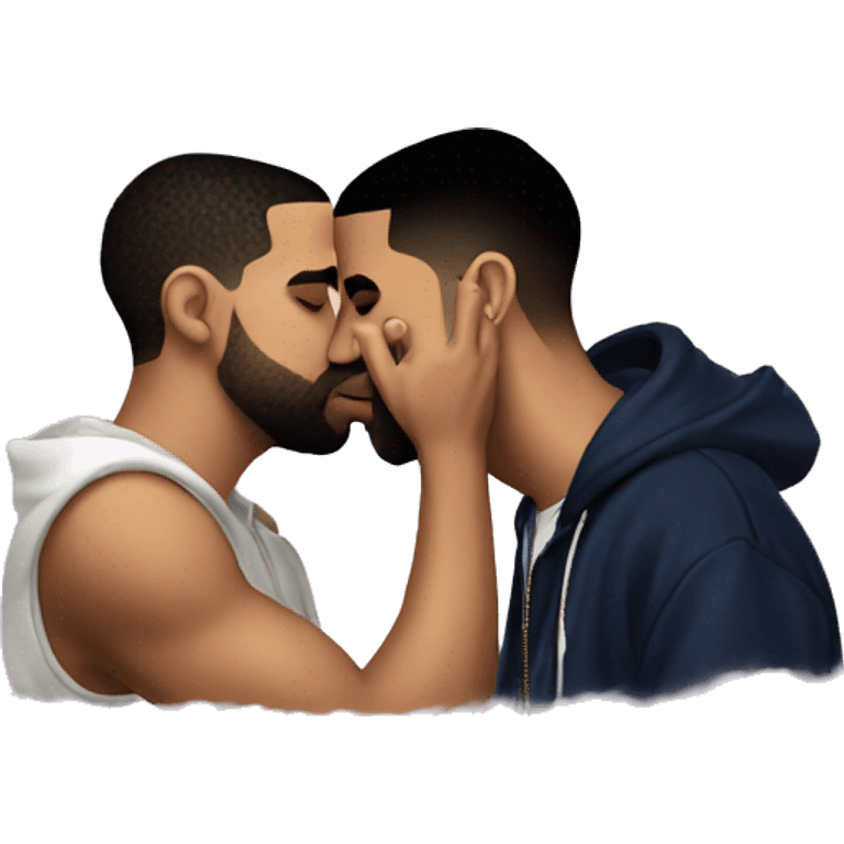 drake kissing drake kissing drake kissing drake emoji