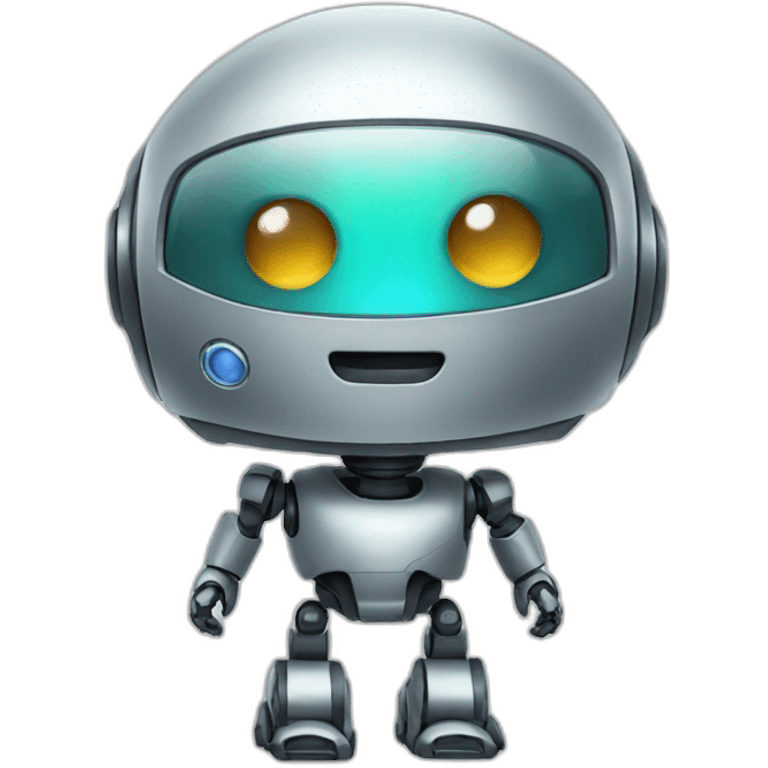 Cute robot emoji