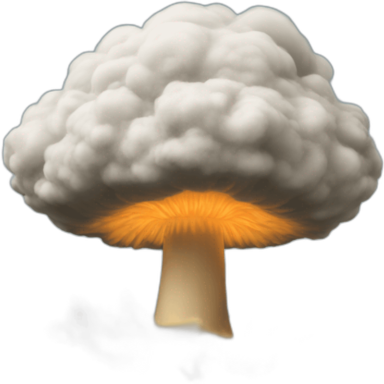 Mushroom cloud emoji