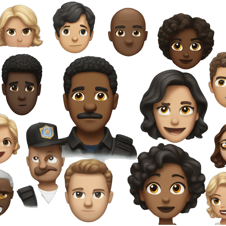 Brooklyn 99 characters  emoji