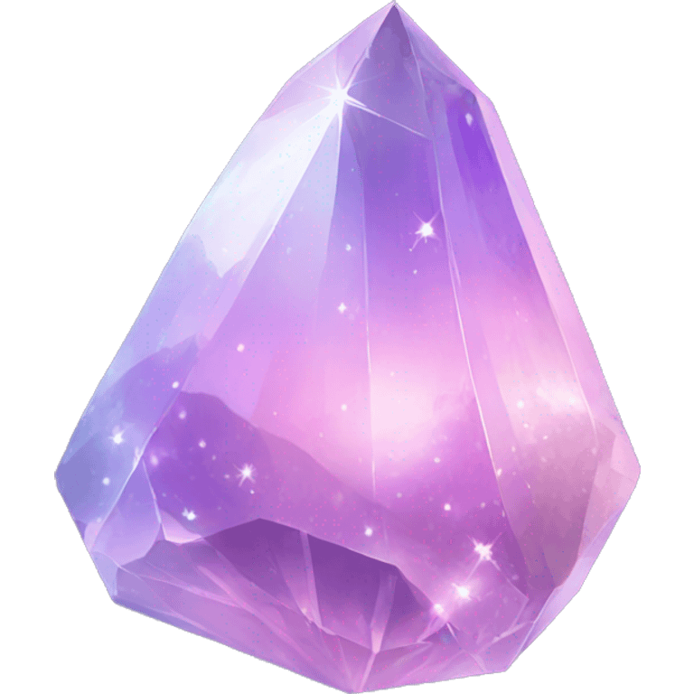 Pastel nebula crystal shard gem emoji