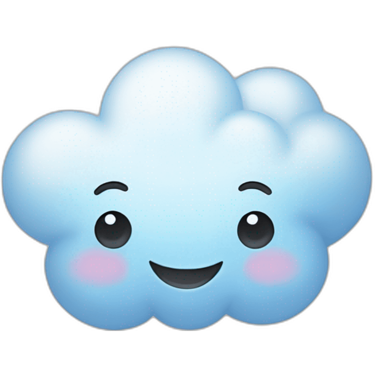 happy cloud emoji