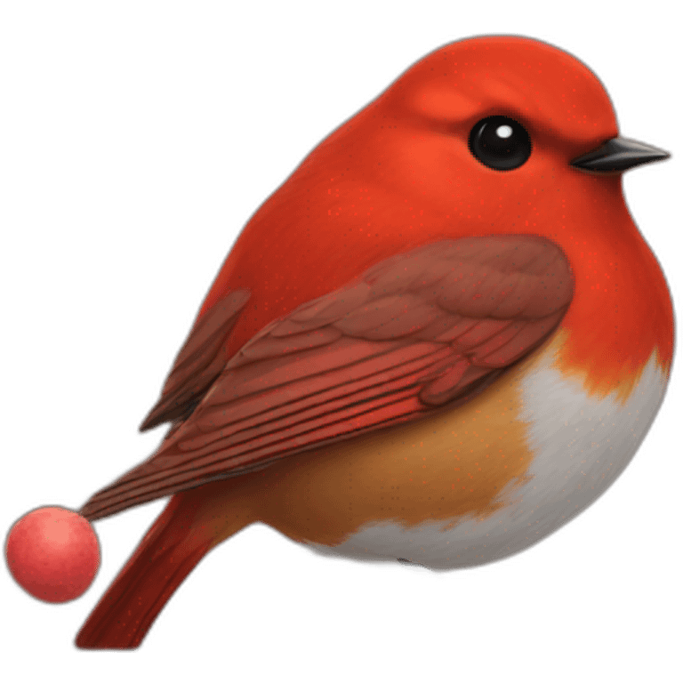 Red robin emoji