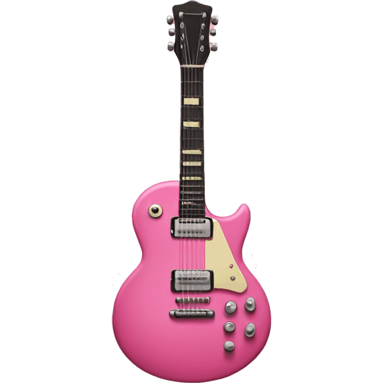 pink guitar emoji