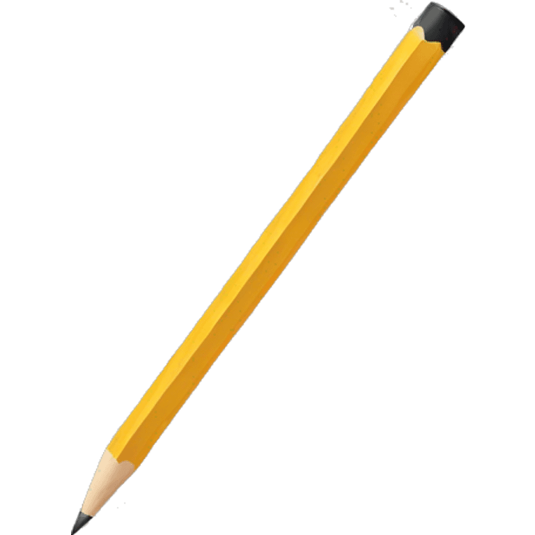 Black pencil emoji