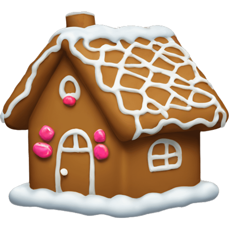 CAN you make a house gingerbread emoji