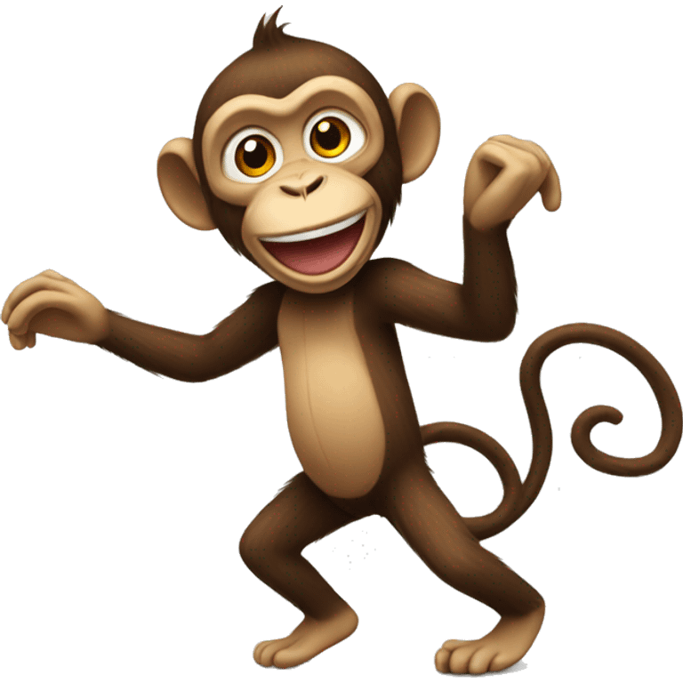 Dancing monkey emoji