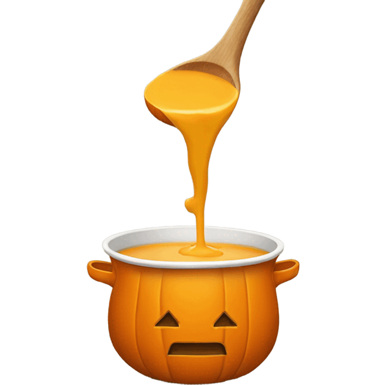 Pumpkin soup emoji