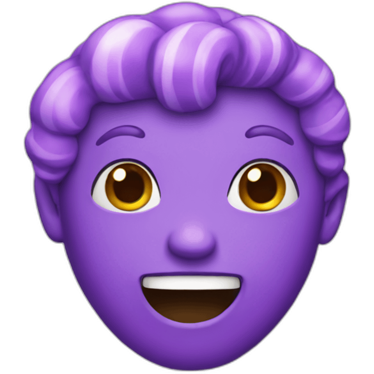 purple candy emoji