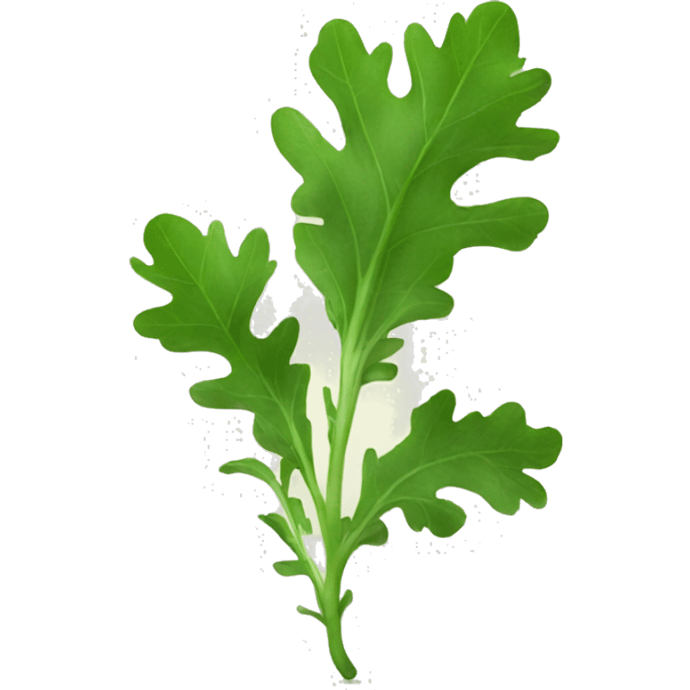 thin arugula emoji